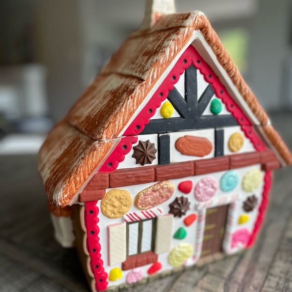XL vintage Christmas cookie jar - Picture 4 of 7